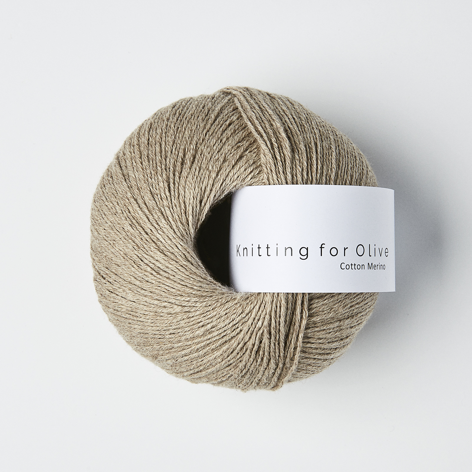 cotton merino knitting for olive | cotton merino: oatmeal