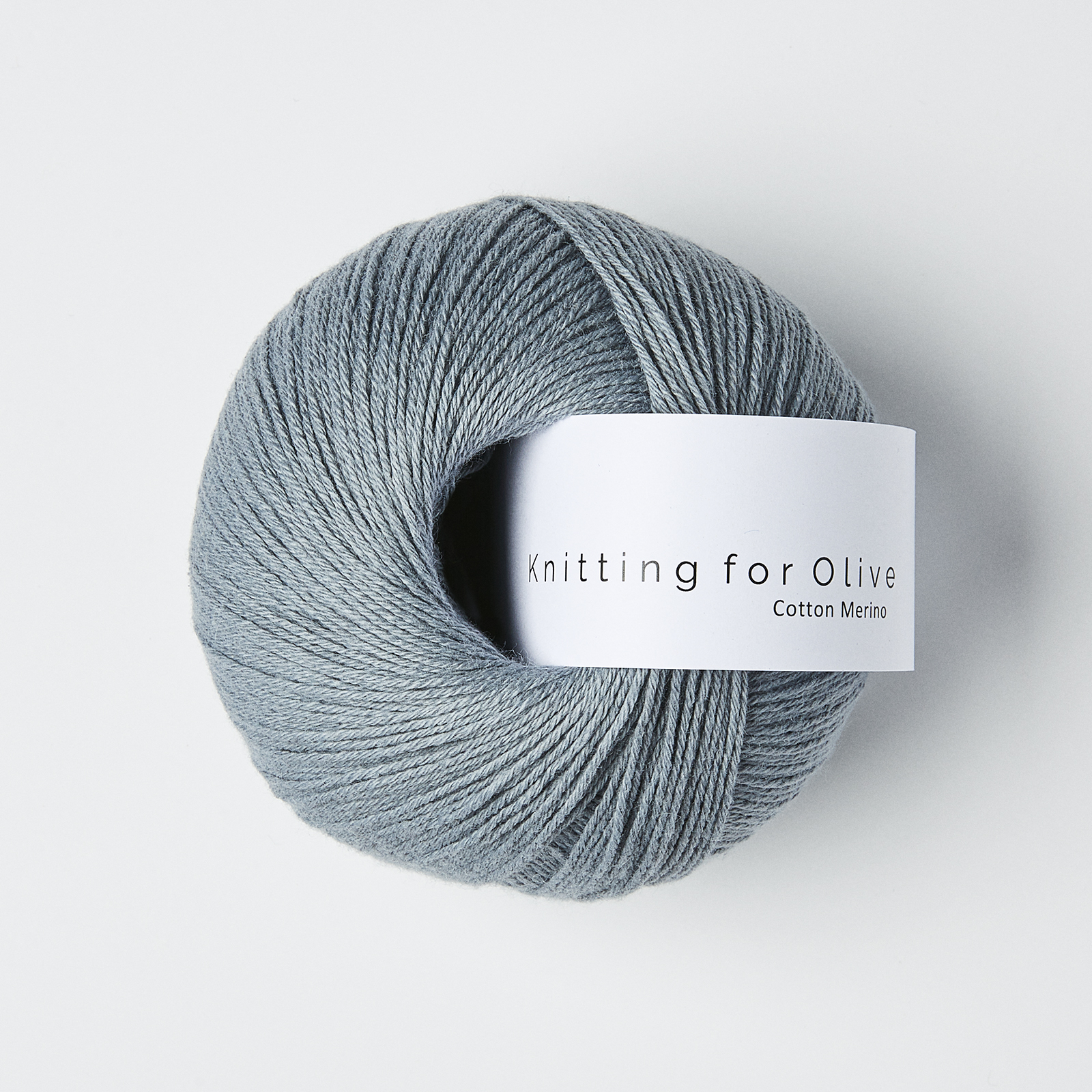cotton merino knitting for olive | cotton merino: elephant blue