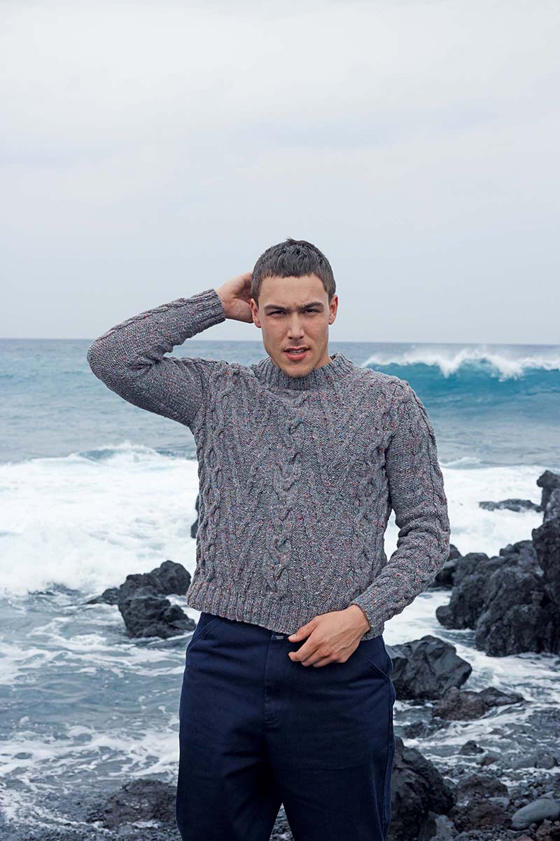 Strickset | Pullover Valentin (Donegal Tweed +)