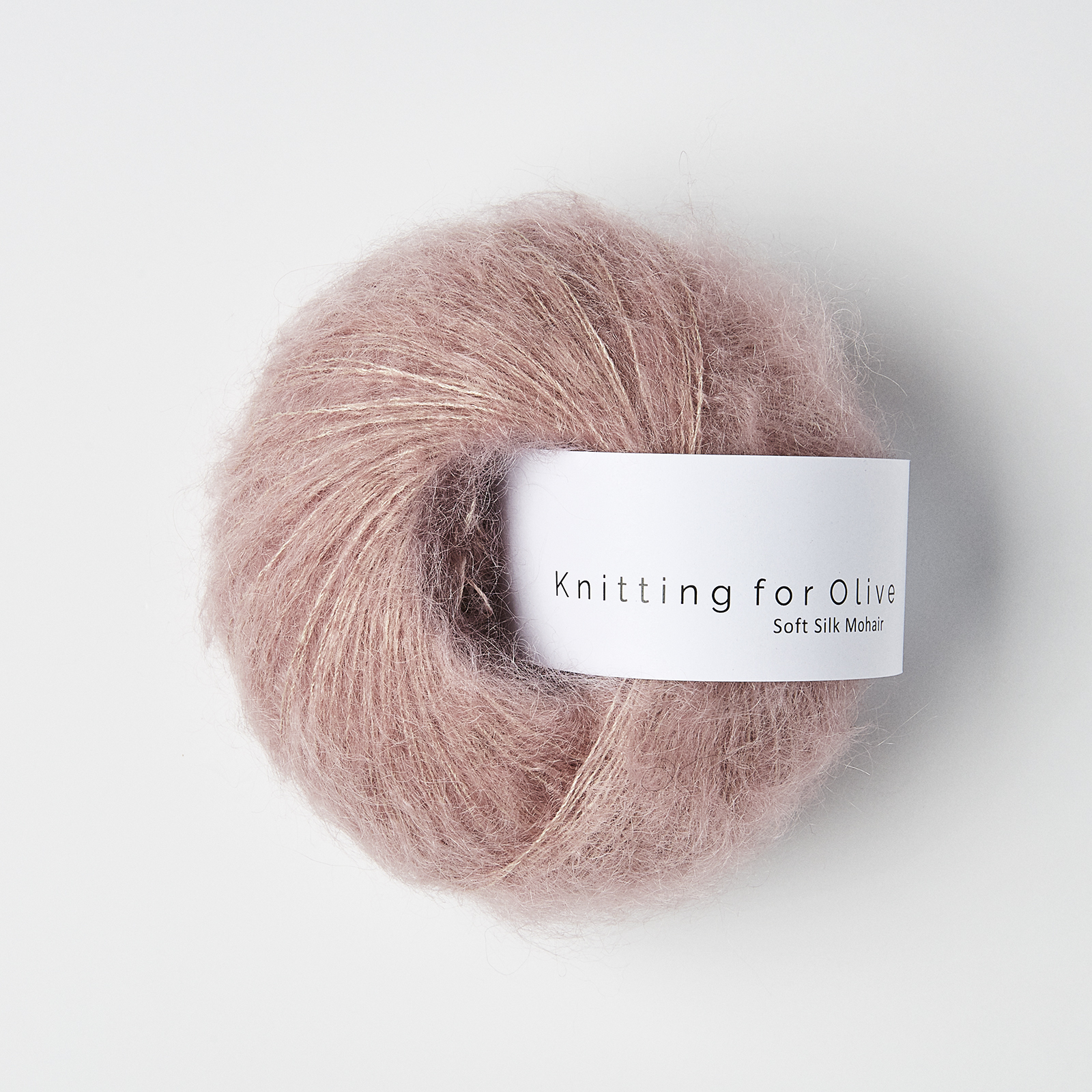 soft silk mohair knitting for olive | soft silk mohair: dusty rose