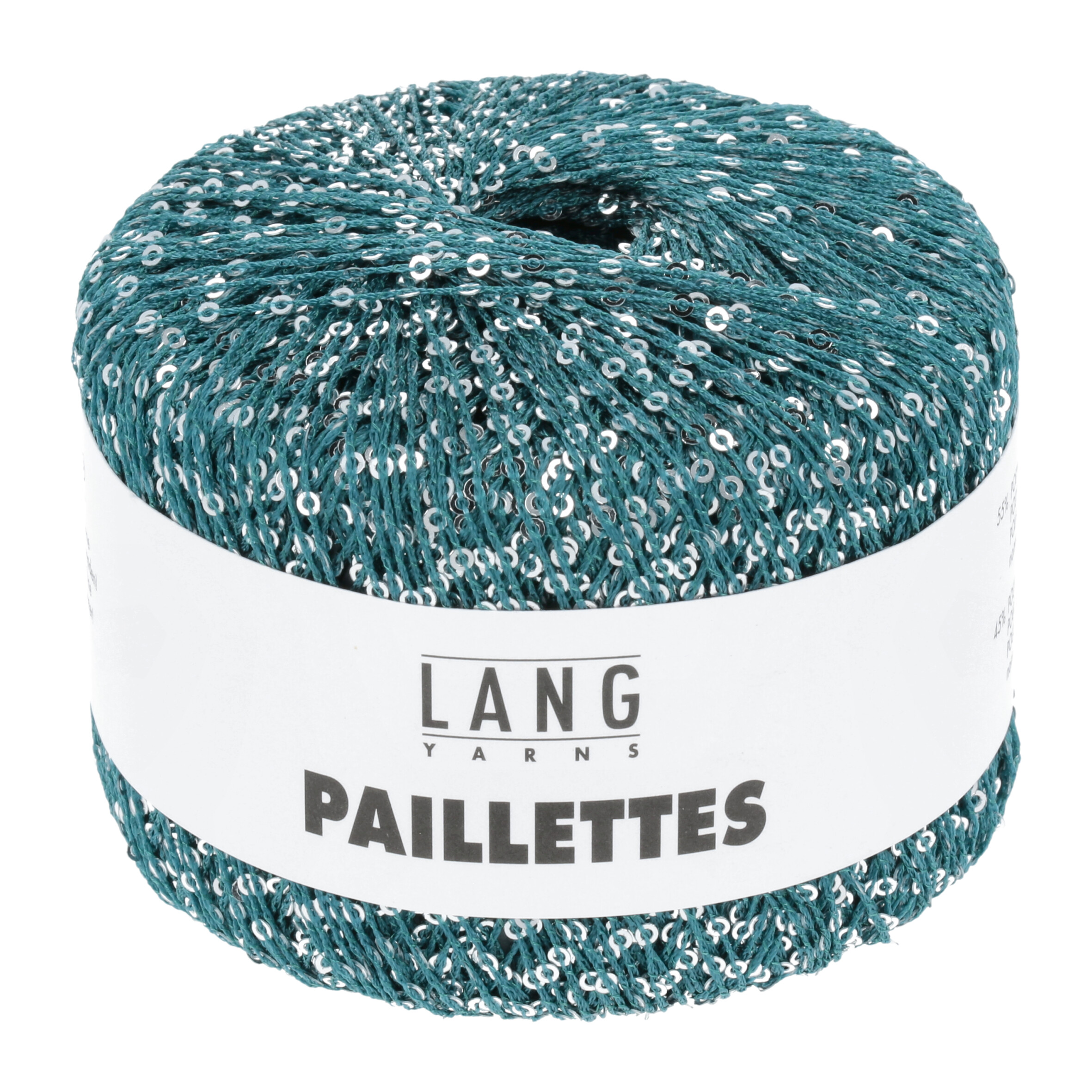 Paillettes: 088 | petrol/silber