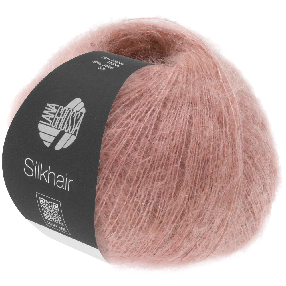 Silkhair uni: 074 | rosenholz