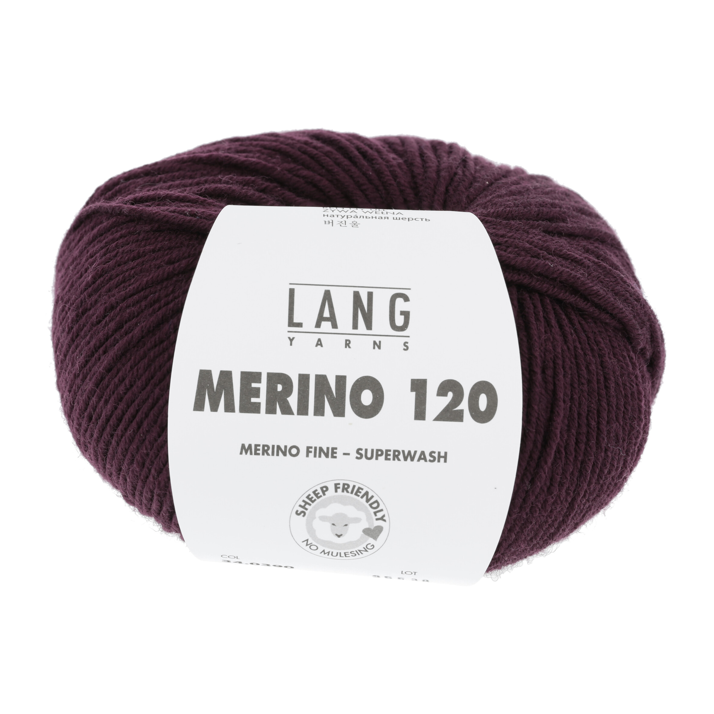 Merino 120: 390 | burgund