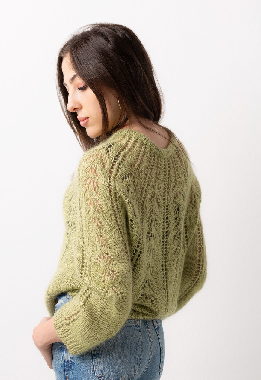 Strickset | Strickjacke Eyed Fern