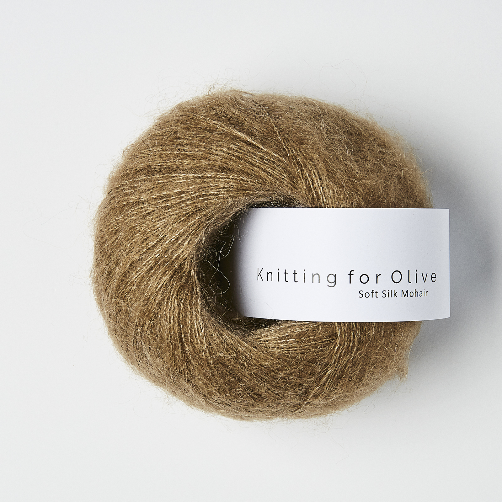 soft silk mohair knitting for olive | soft silk mohair: nut brown