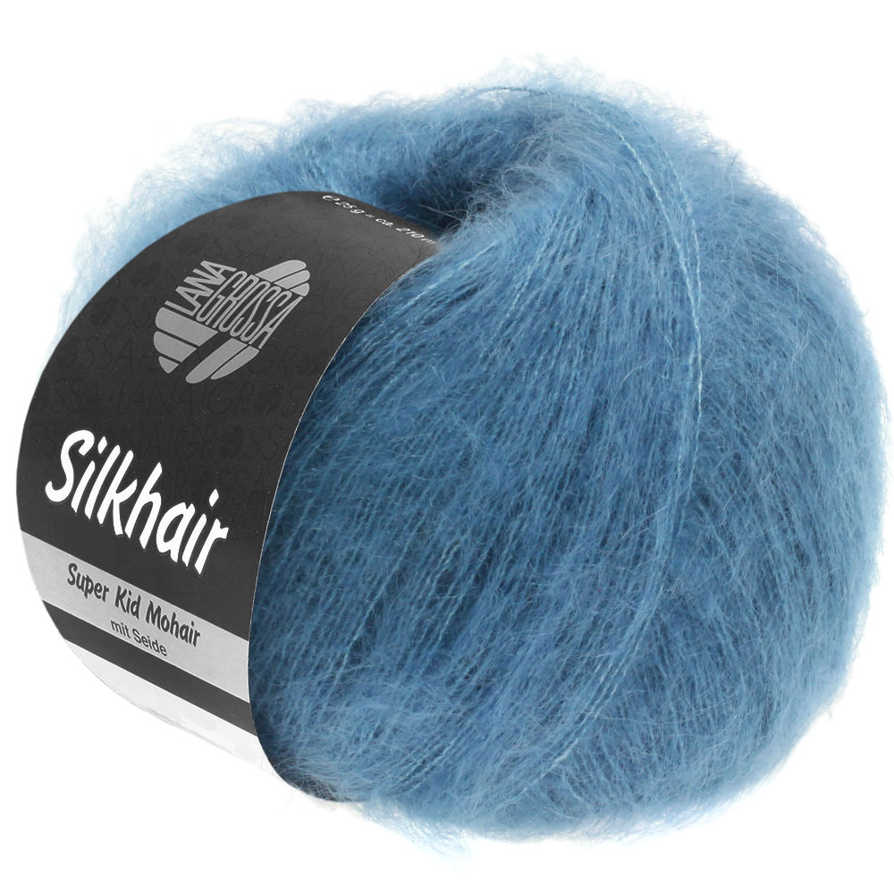 Silkhair uni: 103 | jeansblau