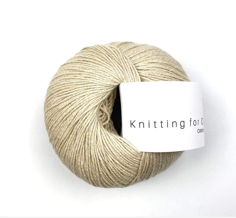 cotton merino knitting for olive | cotton merino: wheat