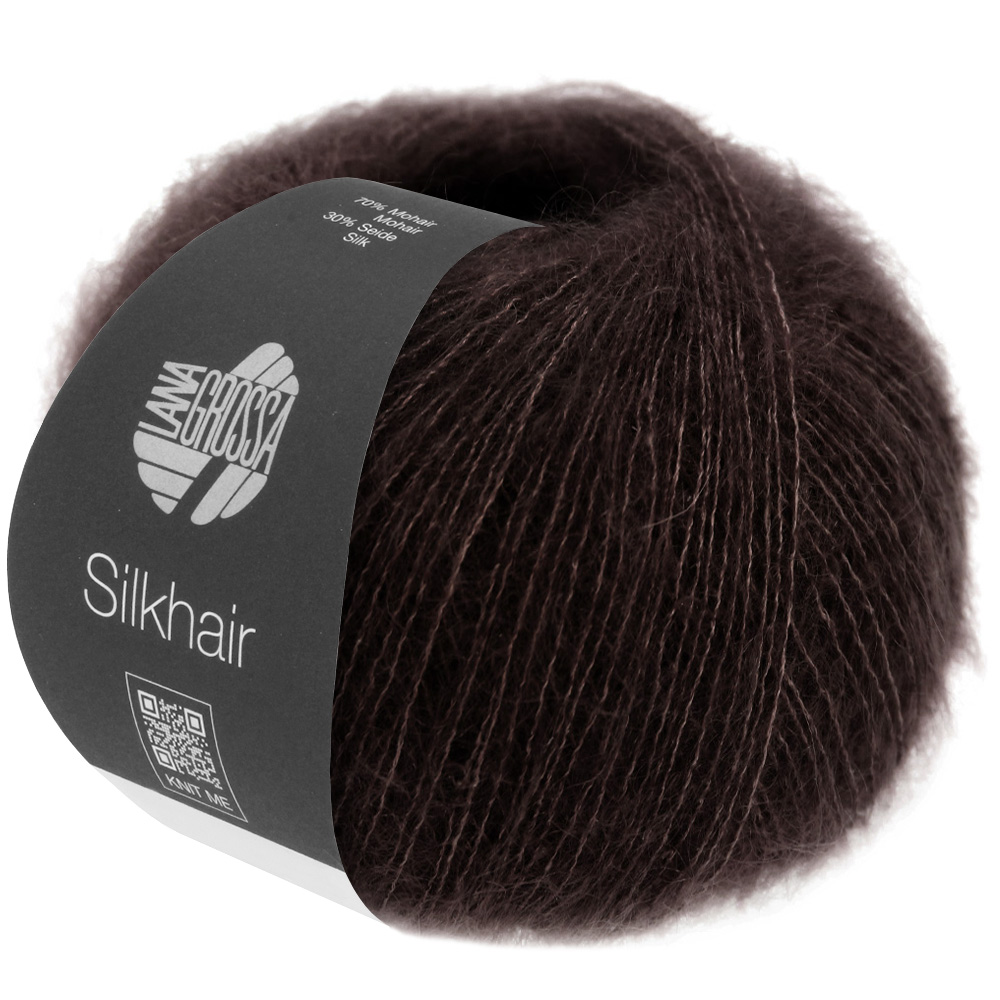 Silkhair uni: 209 | schwarzbraun