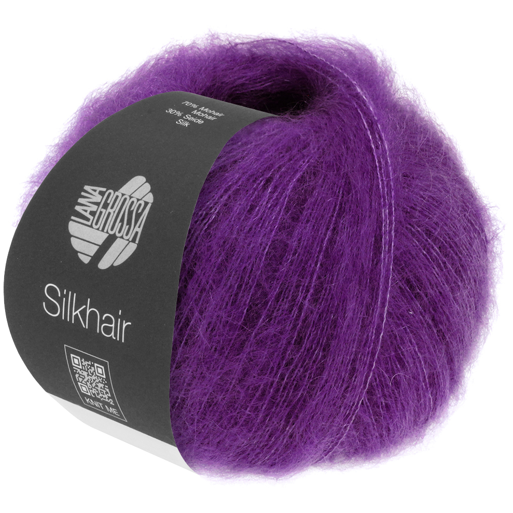 Silkhair uni: 206 | aubergine